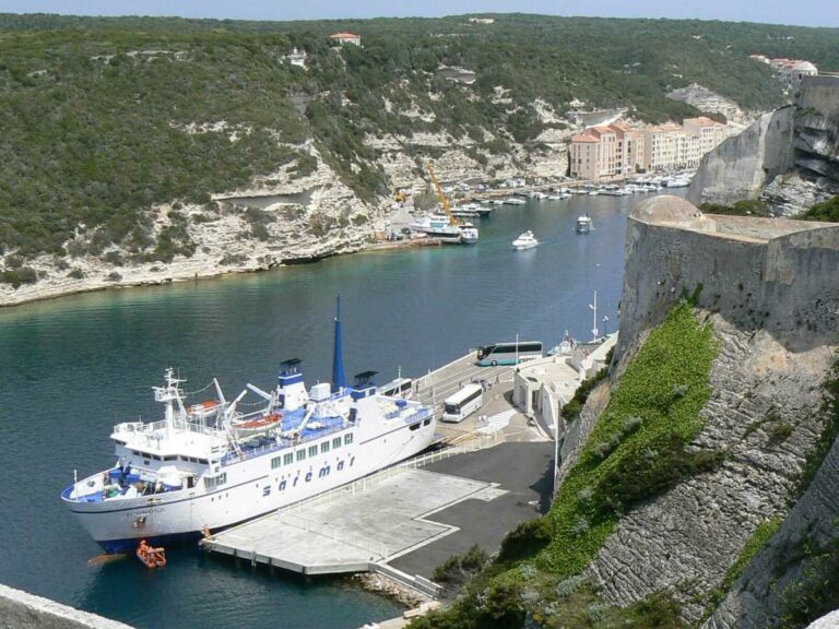 Corsica, Bonafacio harbour