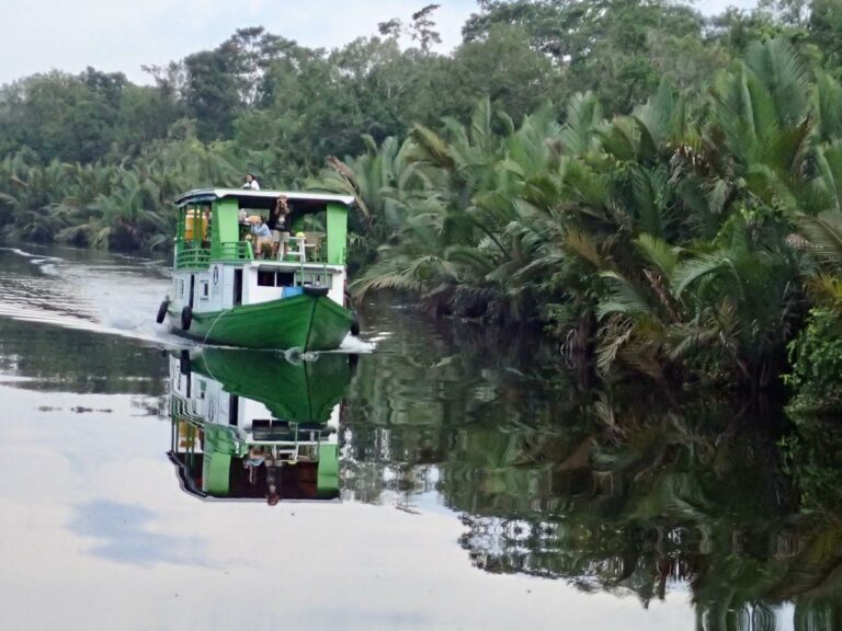 Kalimantan river boat, Borneo