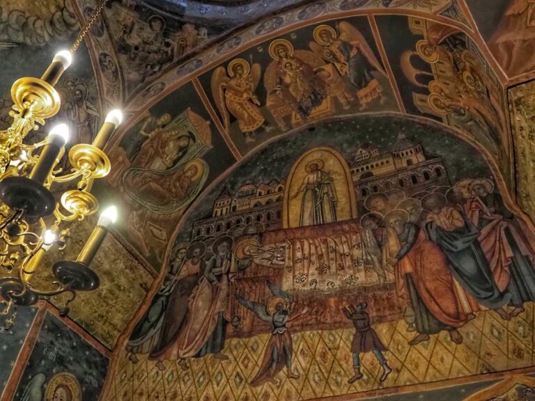 Peles Castle frescos, Romania