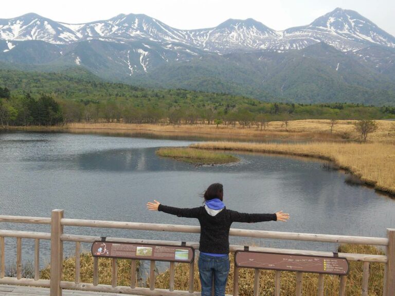 Shiretoko Five Lakes in Spring, Hokkaido