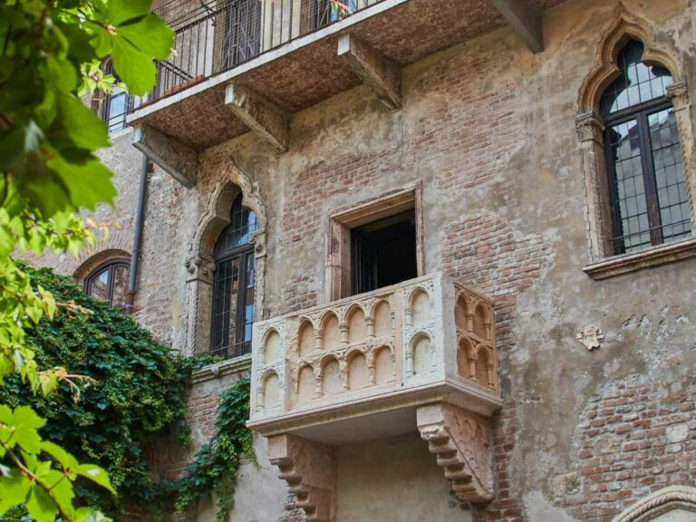Juliet's balcony, Verona, Italy