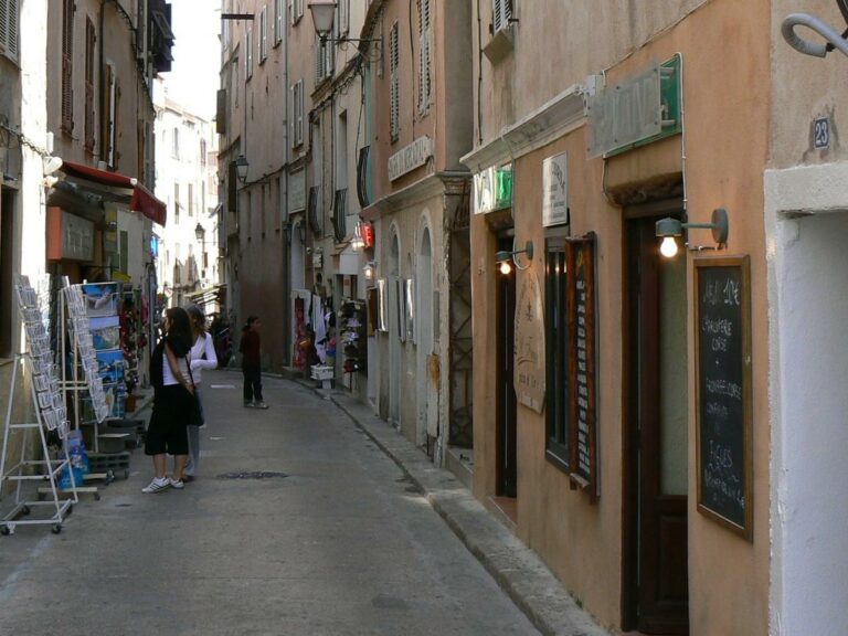 Corsica, Bonafacio city streets