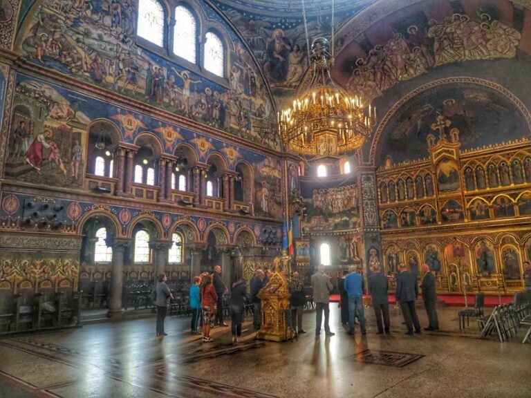 Sibiu, inside local church, Romania