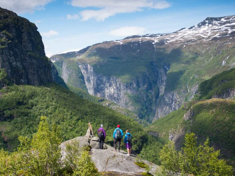 Hiking in Aurlandsdalen, Norway