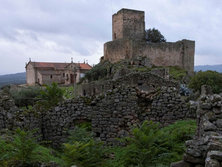 Historic stone walled village, Portugal