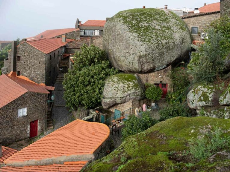 Monsanto village built around giant boulders, Portugal