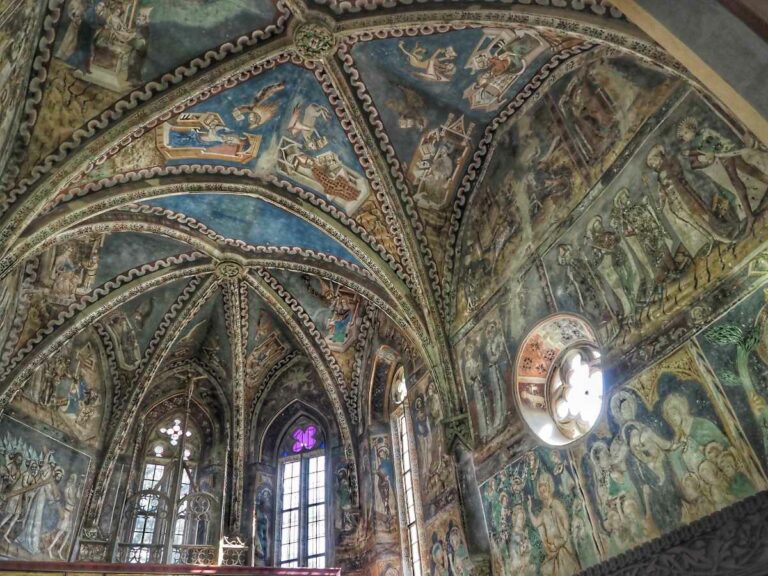 Ornate ceiling, Romania