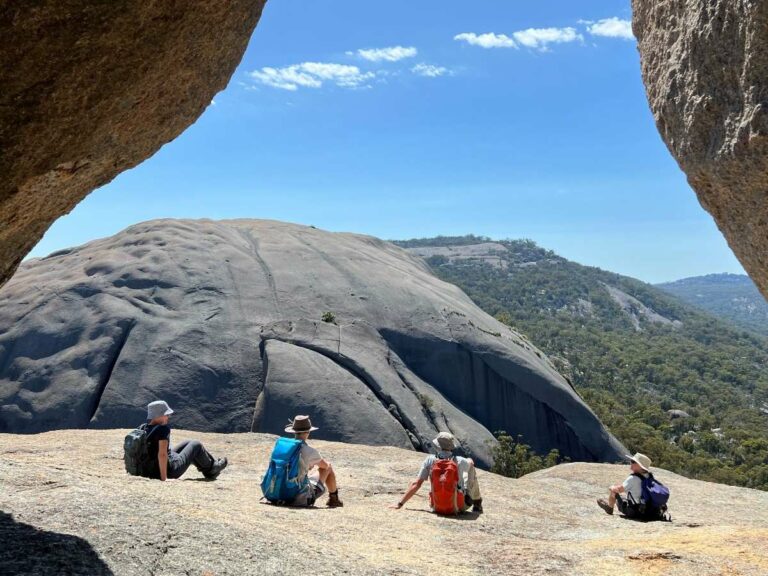 Pyramid view to south pyramid in Girraween National Park
