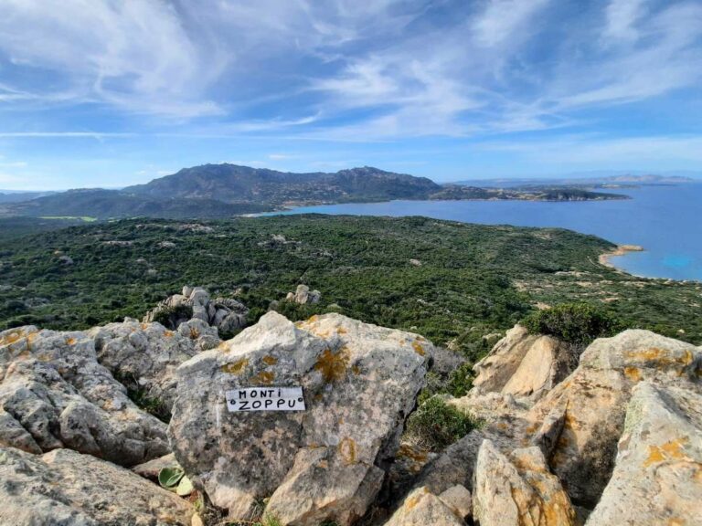 View from Monti Zoppu on Sardinia