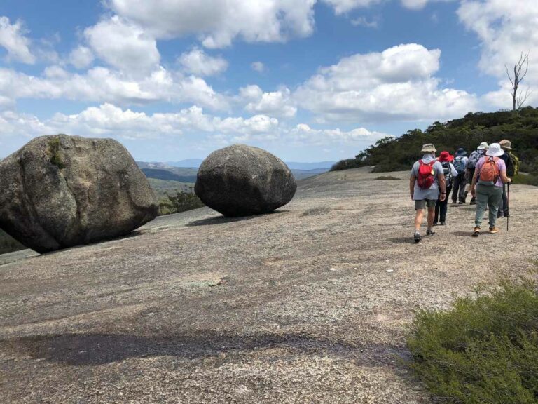 Walk to summit of Bald Rock National Park