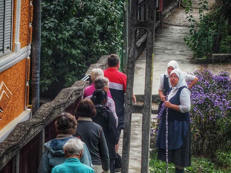 Walking through the village, Romania